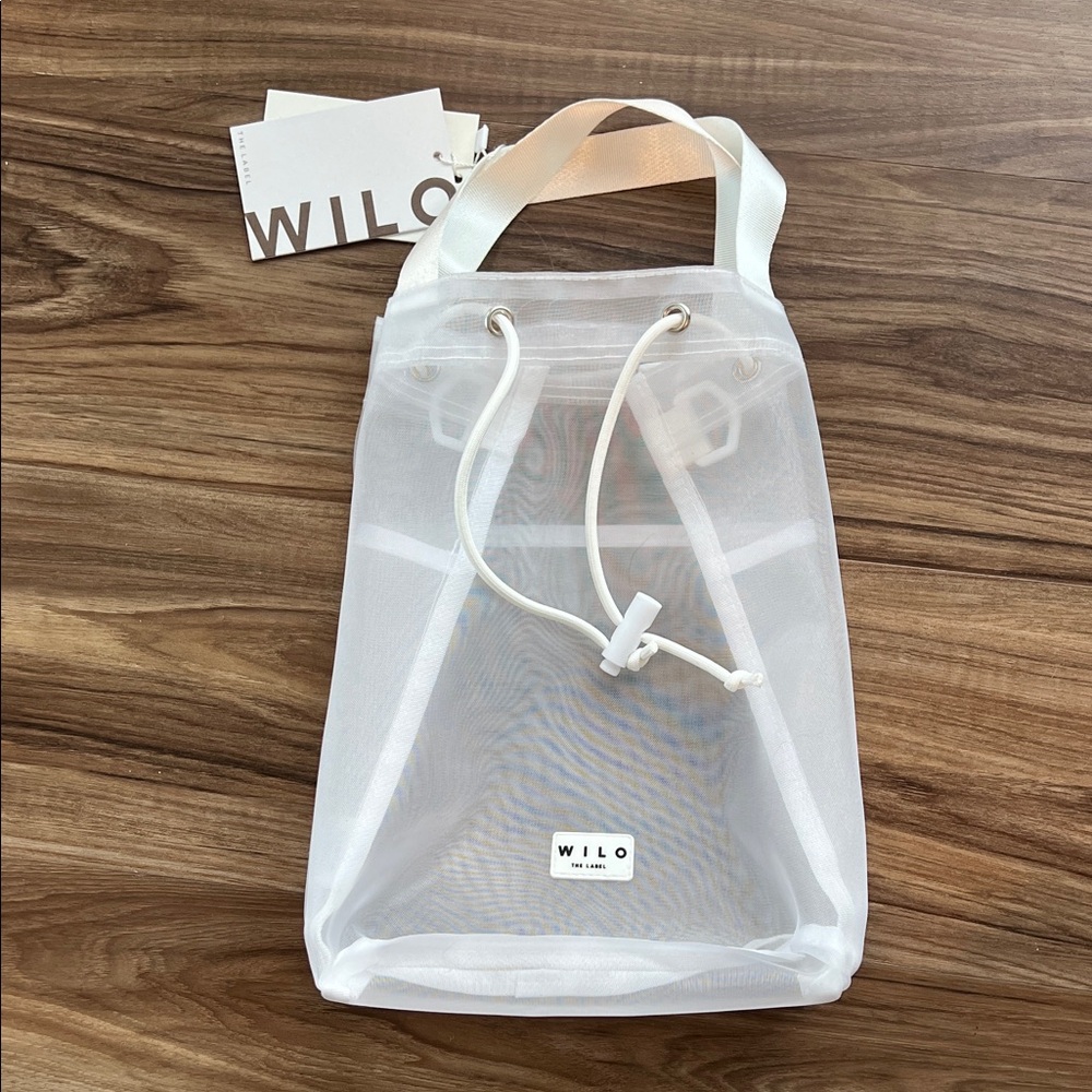 Wilo White Transparent Tote Bag - Picture 2 of 6
